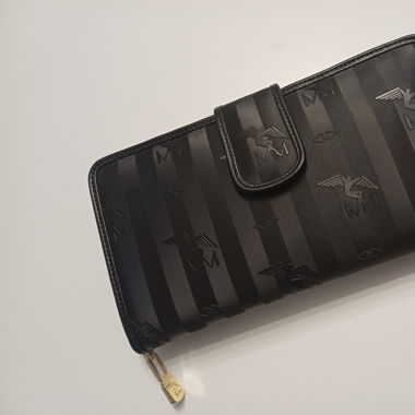Mollerus Portemonnaie - classic schwarz mit gold
