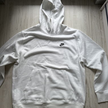 Sweat à capuche blanc Nike, taille L, comme NEUF