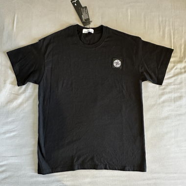 T-shirt noir Stone Island