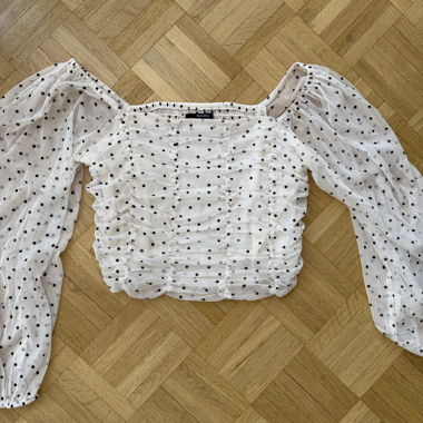 Bershka Langarm-Crop-Top
