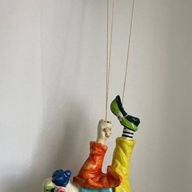 Clown made of papier-mâché