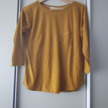 Longsleeve brun moutarde