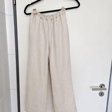 Pantalon beige large