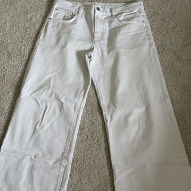 Jeans en denim blanc