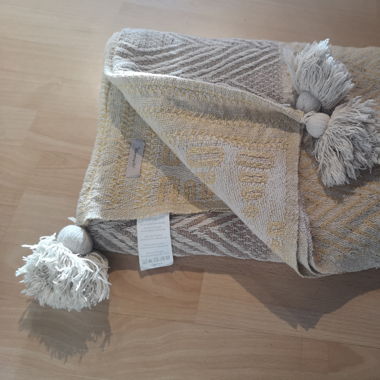 Gemusterte Decke