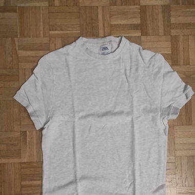 T-shirt blanc écru, homme, neuf, zara, M