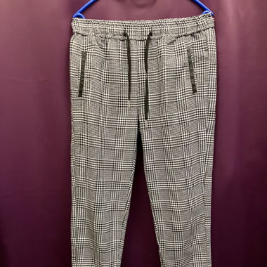 Pantalon blanc et noir - T. 38, M - Zebra