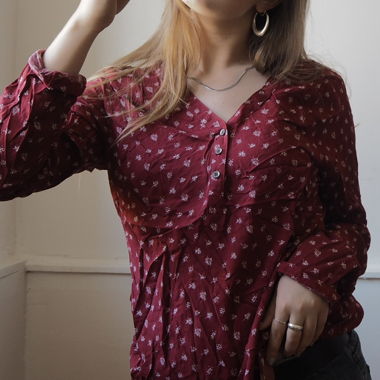 Red blouse