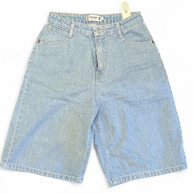 PLEASE Denim Shorts