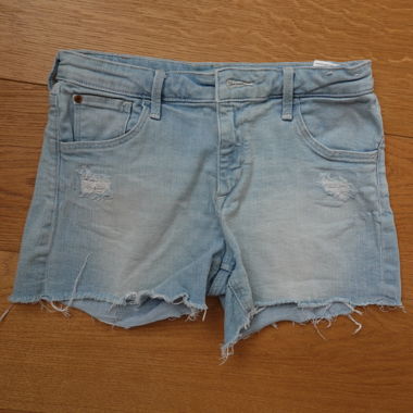 Shorts in denim chiaro