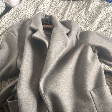 Manteau Gris Pull&bear