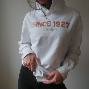 White hoodie