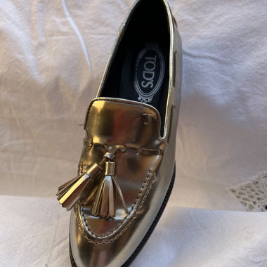 Mocassini dorati Tod's