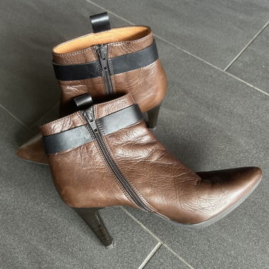Stiefeletten Leder in Gr. 37