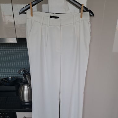 White suit pants
