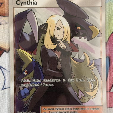 Pokemon Trainer Cynthia Karte
