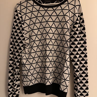 Maglione Ted Baker con motivo a triangoli taglia 4
