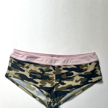 Vintage Camo Mini Bikini Shorts
