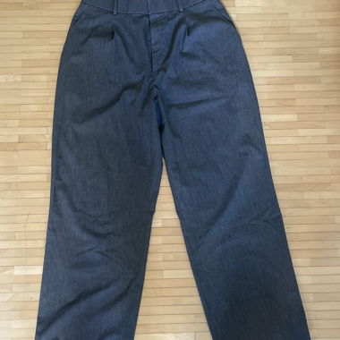 Dark Grey Fabric Trousers