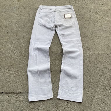 Jeans bianchi Dolce & Gabbana, fit a zampa, taglia S