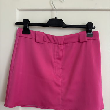 Pink mini skirt