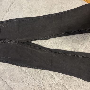 Schwarze Flare-Jeans KIBAI 32