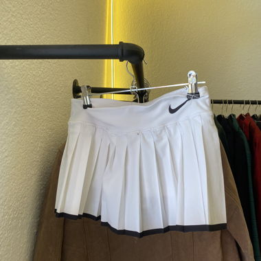 Skort Nike plissettato bianco