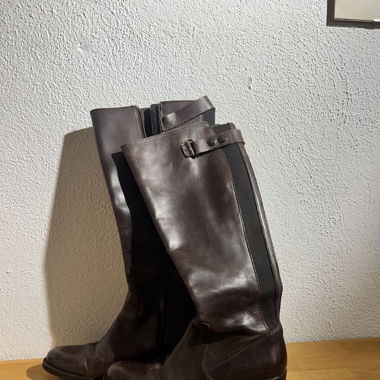 Bottes hautes brunes 