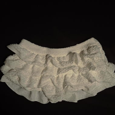 White Mini Skort