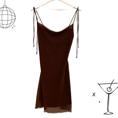 partydress | brown