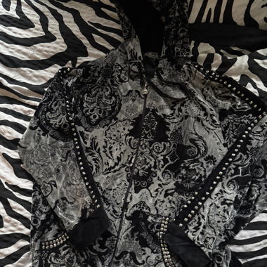 Sweat à capuche Glockler avec strass