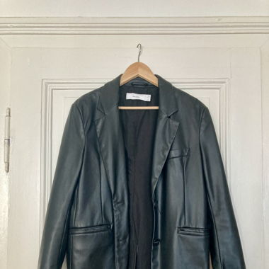 Kunstlederblazer