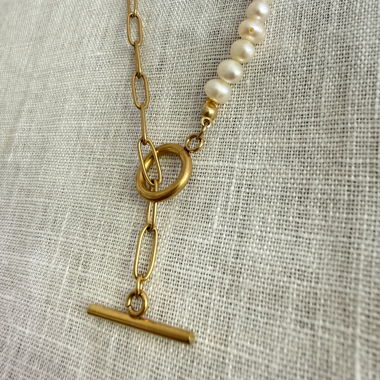 Collier à Chaîne à Barrettes Pearl