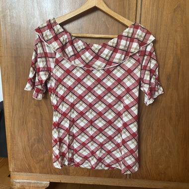 Plaid Blouse Size 36