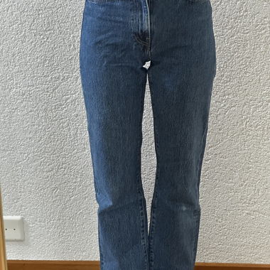 Jeans Carhartt WIP HW Straight blu