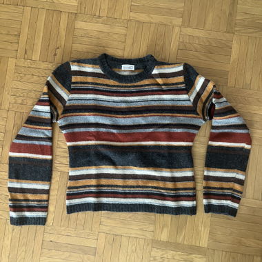 Stefanel Striped Knit Sweater