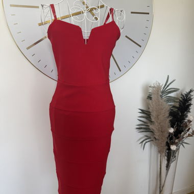 Rotes Bodycon-Kleid