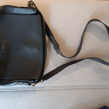 Furla Umhängetasche blau und grau