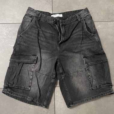 Bershka black jorts