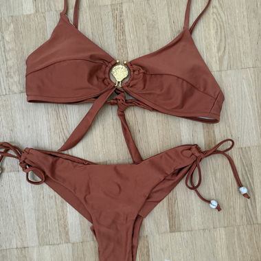 Rust-brown Bikini L