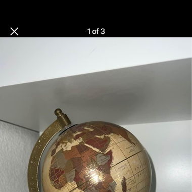 Globe terrestre décoratif 