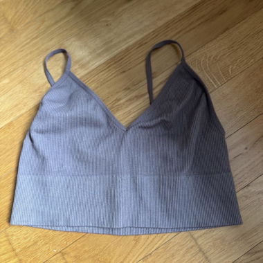 Reggiseno Bustier Bralette ONLY marrone, taglia S-M