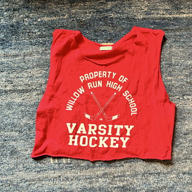 EPISODE vintage red crop top