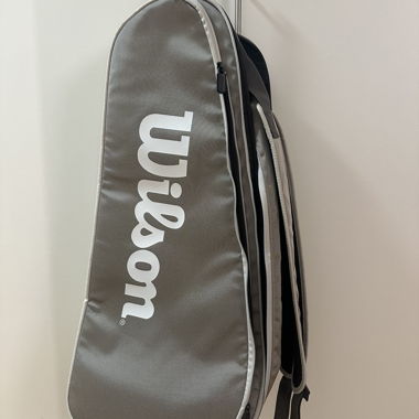 Wilson Tennisschläger Tasche Grau/Beige