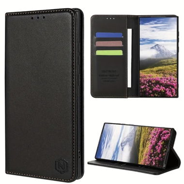 Samsung Galaxy S25 Ultra 5G Leather Case – Black