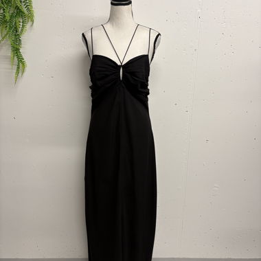 Designers Remix Maxi Dress 38 black Cut Out