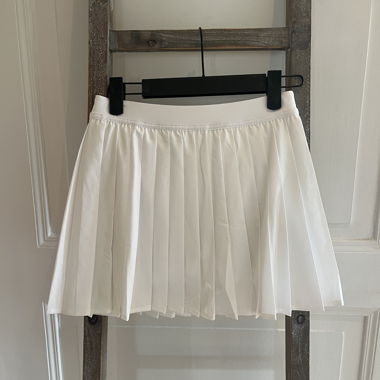 Lululemon weisser plissierter Tennisrock