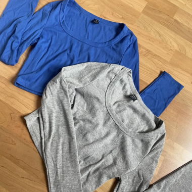 Long/short sleeve top