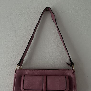 Sac baguette y2k rose