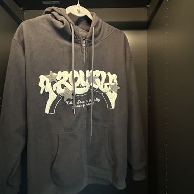GREY Zip Hoodie